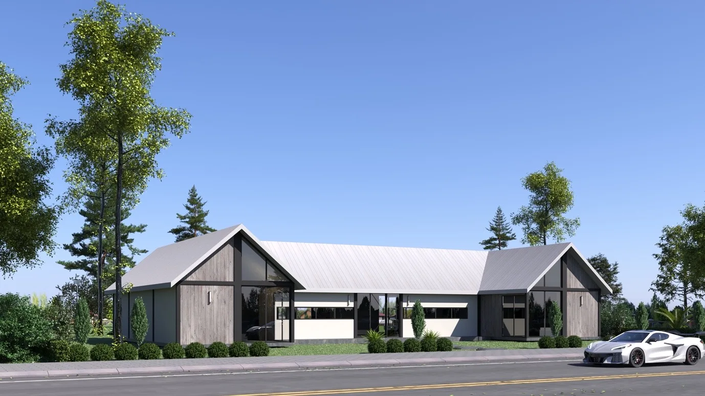 Modular house made of prefabricated volumetric units